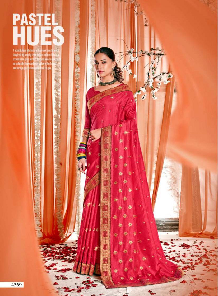 Kalista Abhinandan New Exclusive Wear Vichitra Silk Designer Saree Collection
